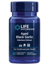 Life Extension Aged Black Garlic, Heart Health Supplement, Krevní tlak Podpora zdraví, Cholesterol Podpora zdraví, Once- Daily, Gluten Free, Vegetarian, Non- GMO, 30 Kapsle