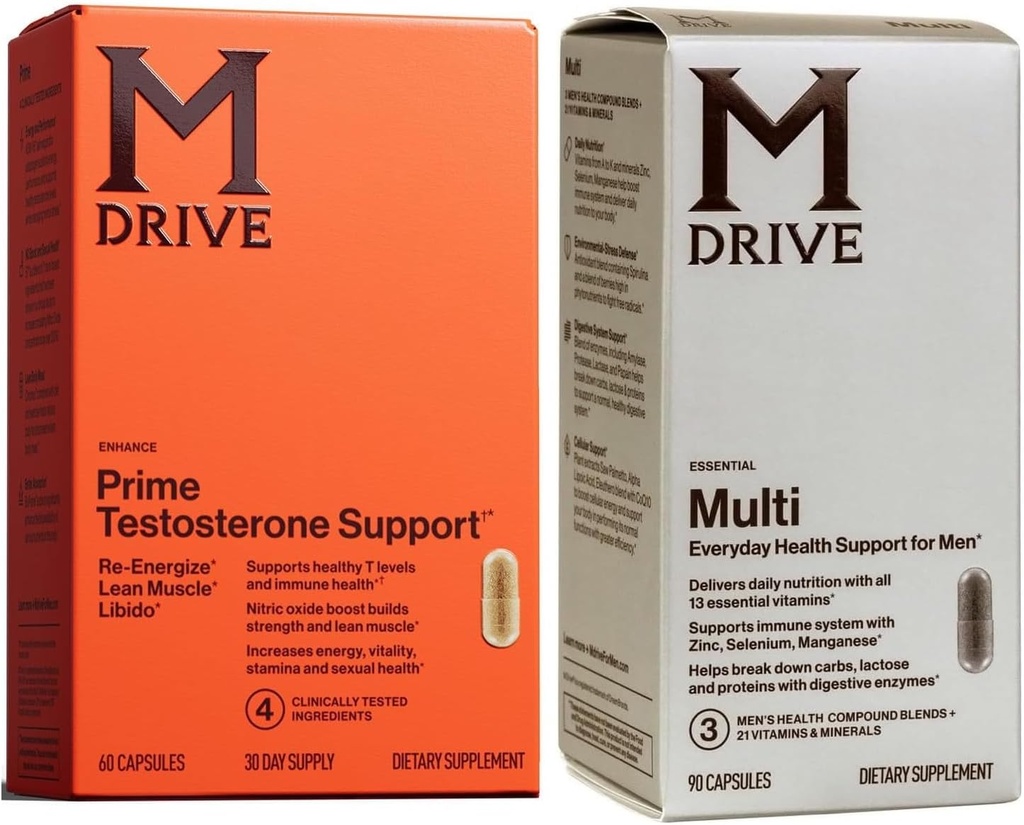 Mdrive Prime Testosteron Booster + mužský multivitamin