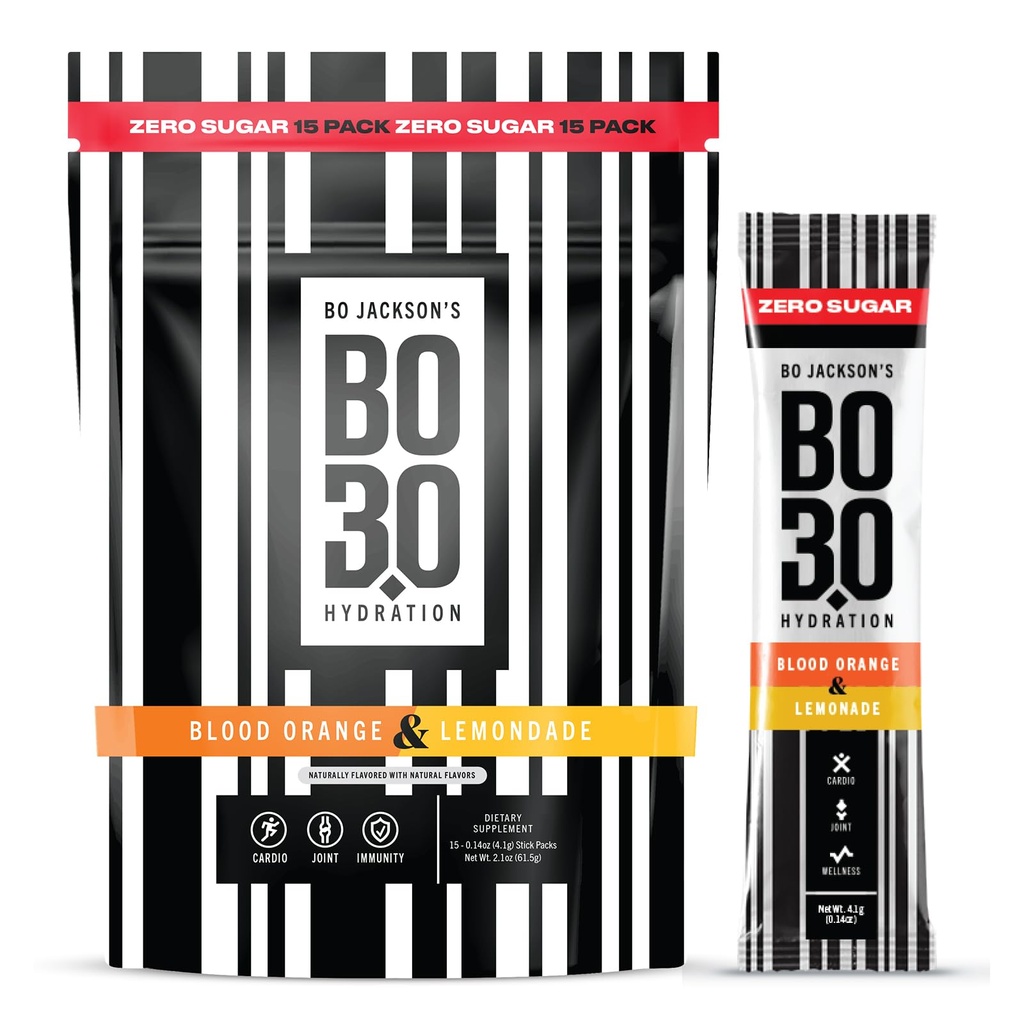 Sugar Free Electrolyte Powder Packets - Keto- Friendly Hydration & Joint Support CLAS124; Nulový cukr Electrolyty pro aktivní dospělé, půst a zotavení