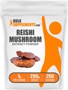 BulkSupplements.com Reishi Houba Extract Powder - Reishi Houba Powder, dodatek pro celkový Well- Being - Gluten Free, 1g per Serving, 250g (8.8 oz) (balení po 1)