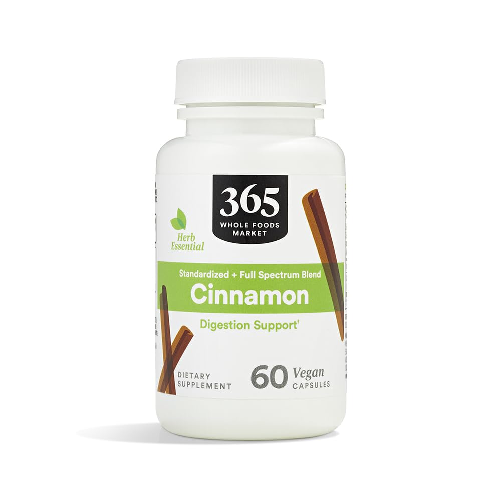 365 od Whole Foods Market, Cinnamon, 60 Count
