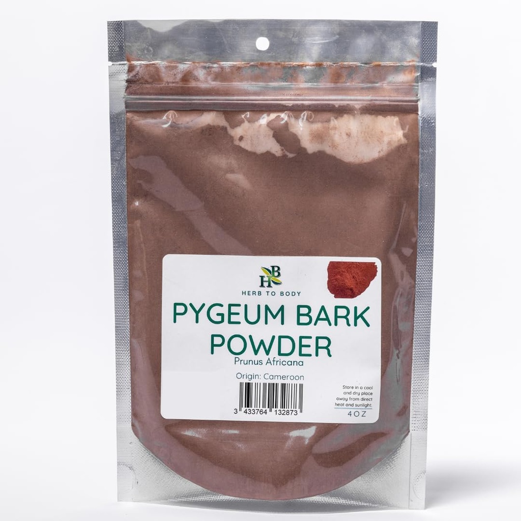 Herb To Body Pygeum Bark Powder 124Prunus Africana 124; Wildcraft 124; 4oz