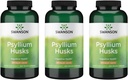 Swanson Psylium Husk Dietární doplněk vlákna 610 mg 300 Kapsle - (3 balení)