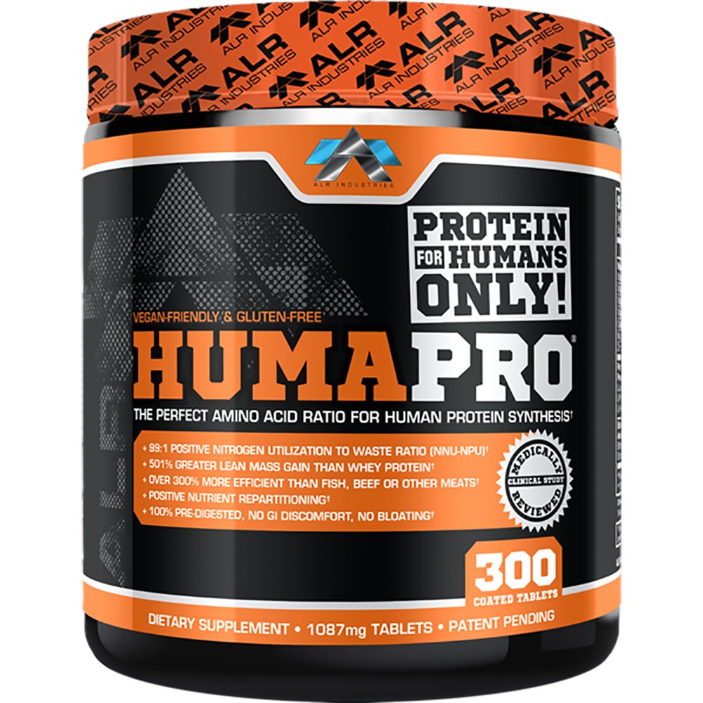 Humadro Tablety CLAS124; Amino Acids Protein Matrix pro lidi CLAS124; 99% Využití pro Lean Muscle CLAS124; Vegan, gluten zdarma CLAS124; 300 Tablet / 60 Servings