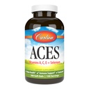 Carlson - ACES, Vitaminy A, C, E + Selen, Cellular Health & Immunication Support, Antioxidant, 300 Softgels