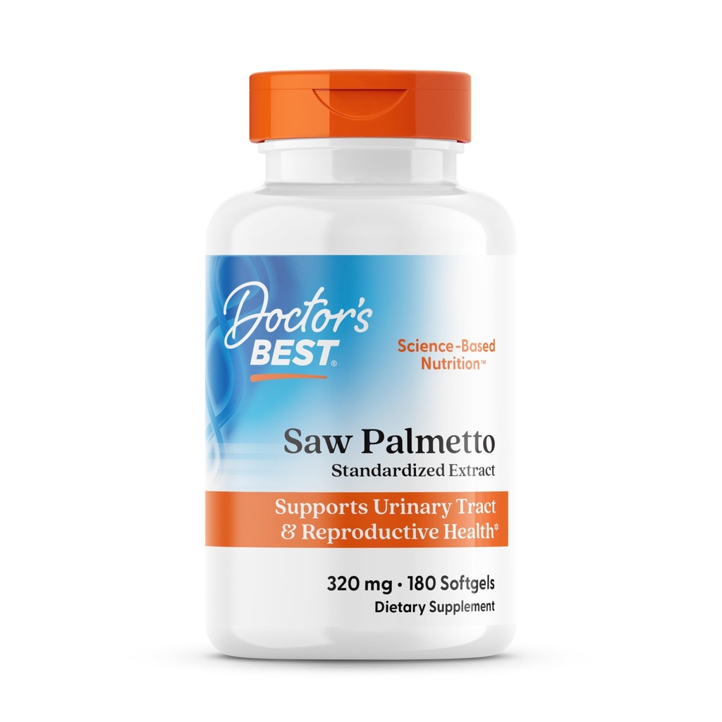 Lékařův nejlepší pilník Palmetto 320 Mg Softgels, 180 Počet