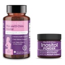 Ušetřete 10% na Ultimate Inositol Wellness Bundle - Myo- Inositol & D- Chiro Inositol dodatek Kapsle + Prášek pro hormonální rovnováhu a podporu PCOS