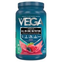 Vega All in One Nutrition Organic - 20g Plant- Based Pea Protein, Berry, 20 Servings, Vitamins A & C, Probiotika, Zelená, Vegan, Keto, Gluten Free, 24.3oz (Balení květen Vary)