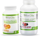 BariSlim Bariatric vápník Citrát & Pokročilý Žvýkací Multivitamin - Bariatrický vitamin a dodatek pro post Bariatric chirurgie Včetně Gastric Bypass a Gastric Sleeve