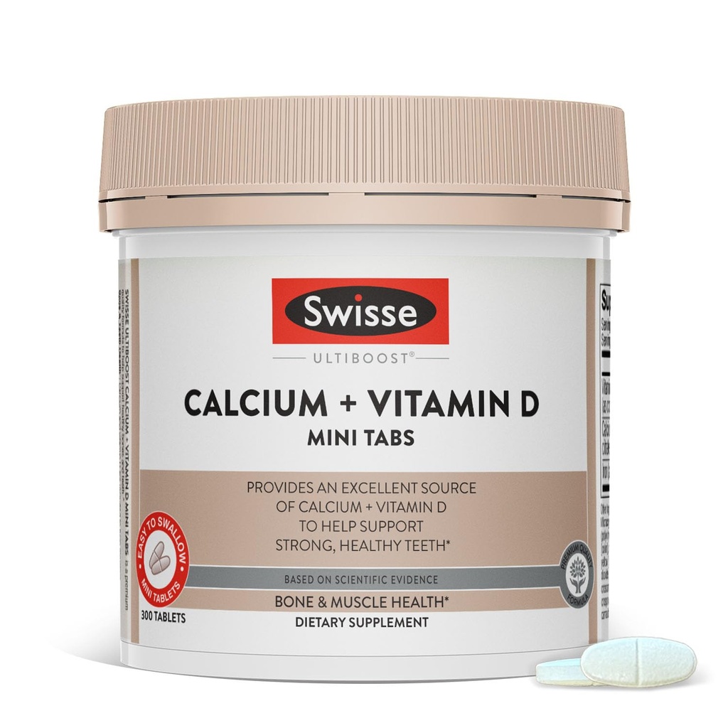 Swisse vápník s vitaminem D3 a Citrate 830mg CLAS124; dodatek pro ženy a muže CLAS124; Kostní podpora CLAS124; Calcio CLAS124; 300 Tablety CLAS124; 2- měsíční dodávka