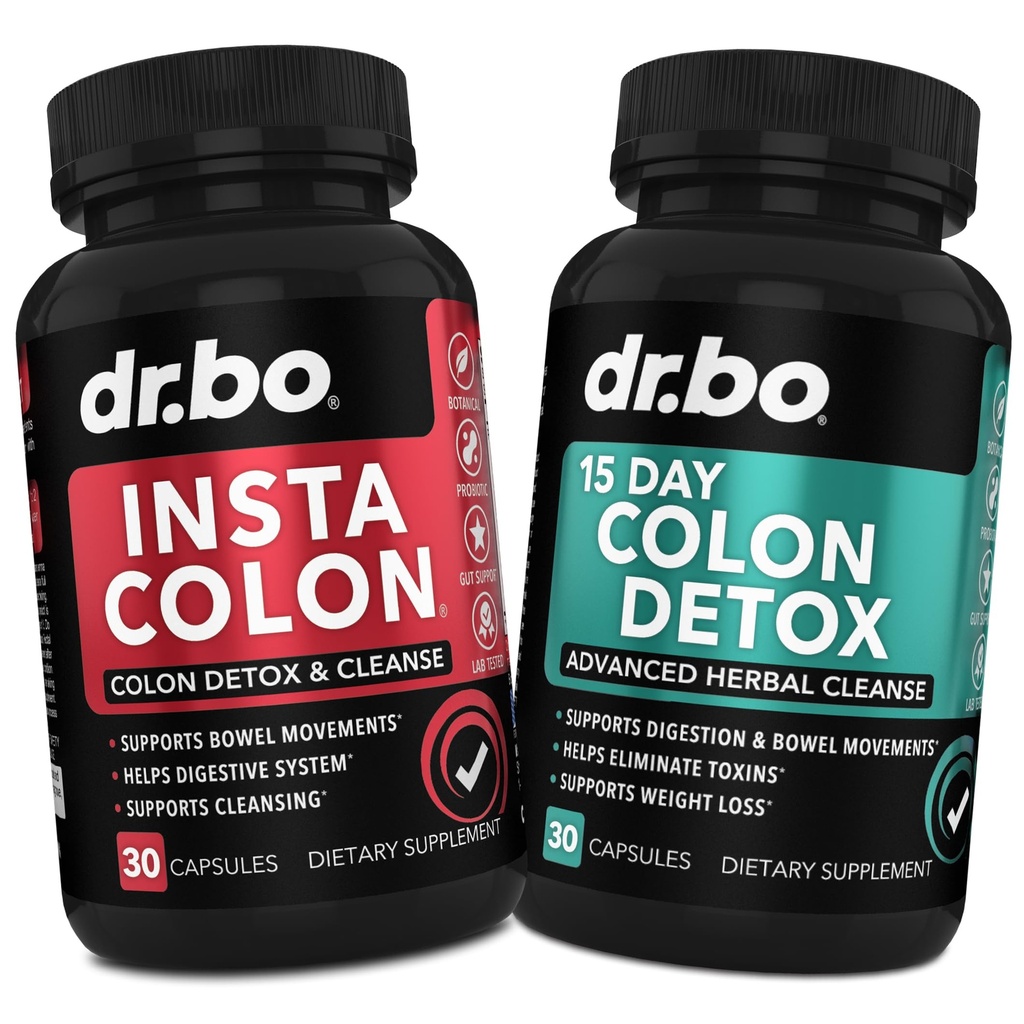 Colon Cleanser Detox Dodatek Kapsle - 15 denní Colon Čistící pilulky & Probiotické Bylinné Čištění - Denní přírodní Bowel Hnací doplňky pro střevní Žaludek Bloating Digestive Gut Podpora