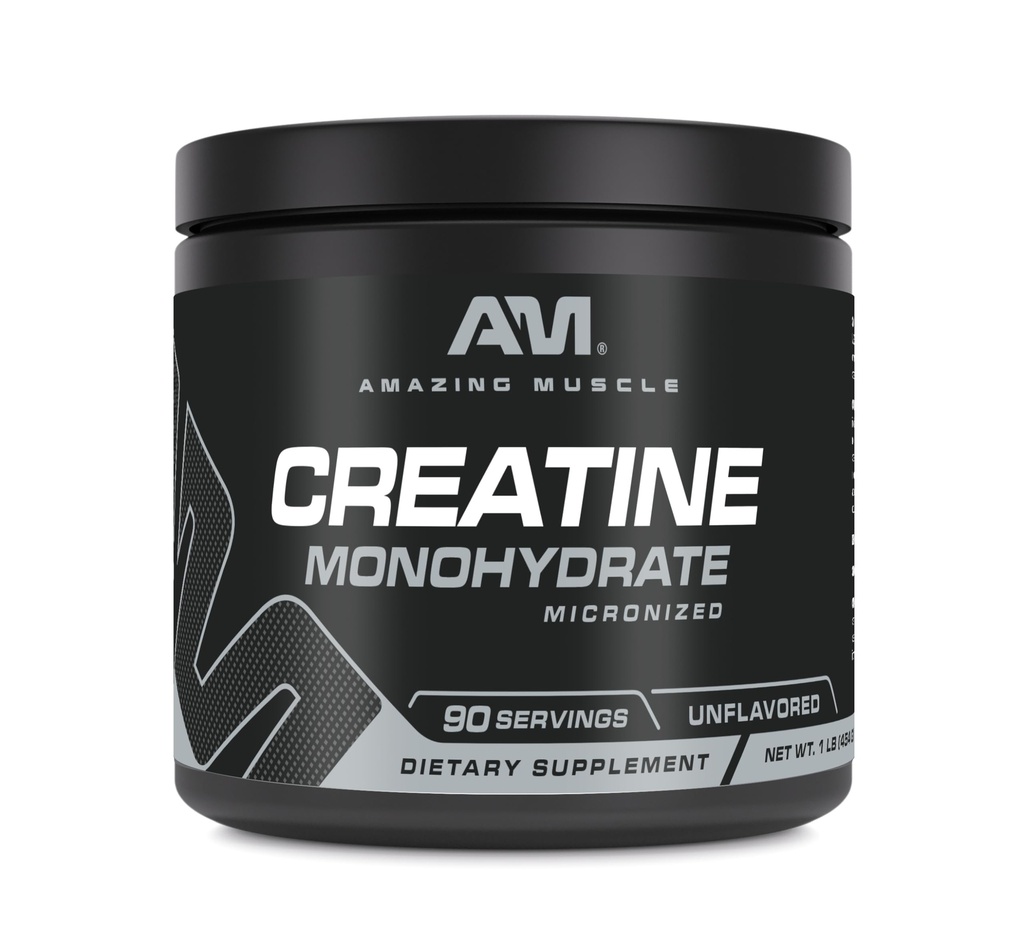 Amazing Muscle Micronized Creatin Monohydrát 124; 90 Doručování 124; 5000 Mg per Serving CLAS124; 1 Lb (454 Grams) 124; Ideální Pre & Post Workout Dodatek 124; Neochucené (1 balení, 1 Lb CLAS124; Neochucené)