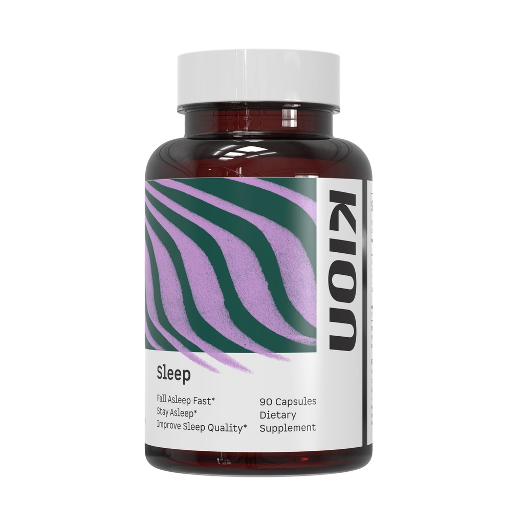 Kion Sleep 124; Fall Asleep Fast, Pobyt Asleep & Zlepšit kvalitu spánku 124; Amino Acid Powered Sleep Support 124; 30 Serving