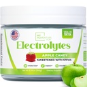 Nulový cukr - Apple Candy Electrolytes Powder - Refreshing Hydration - Kofein Free Energy with All Natural Ingredients - Vegan, Keto a Paleo - Sugar Free Electrolytes Drink Mix - s 30 Servingy