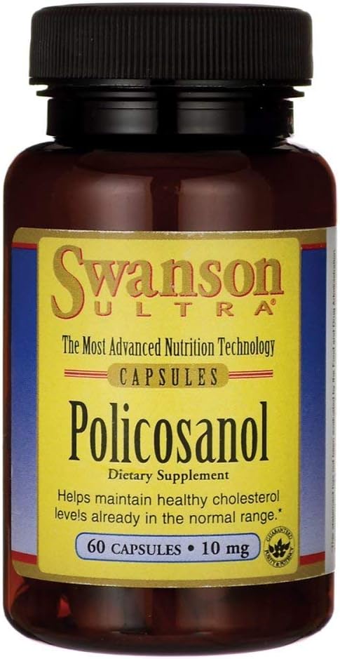 Swanson Policosanol 10 miligramů 60 tobolek