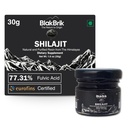 Pure Shilajit/Shilajeet Resin for Men - 30g | Super Saver Pack | 500mg/Serving | 60 Servings | Boost Muscle Growth & Stamina | Pure Himalyan | 100% Ayurvedic - 77% Fulvic Acid
