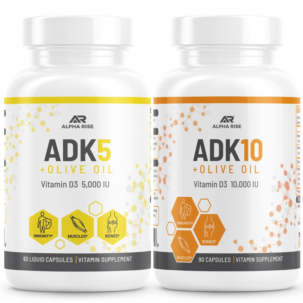 ADK 5 doplněk vitamínu + ADK 10 doplněk vitamínu