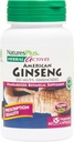 Natures Plus Bylinné Actives American Ginseng - 250 mg, 5% Ginsenosids - 60 Vegan Kapsle - Bezlepkové - 60 Služeb