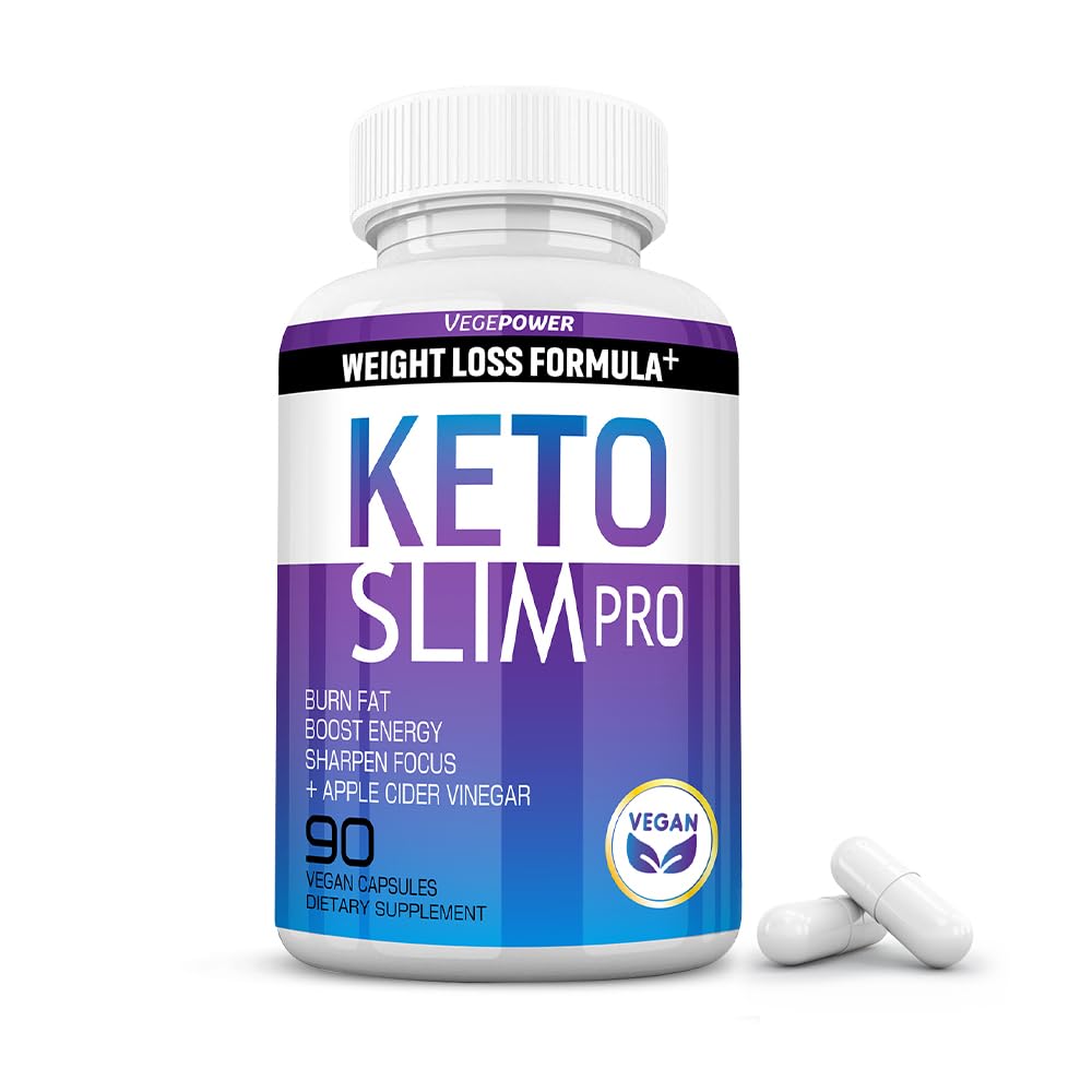 Keto pilulky Apple Cider Ocet Váha Ztráta Tuk Hořák Ketosis Dietní podpora Zvýšení energie Ketony Dodatek s ACV pro ženy Muži 90 Kapsle