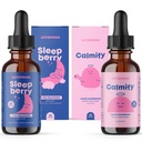 JoySpring Magnesium Citrát tekutý a hořčík Glycinát a Sleepberry Melatonin 1MG pro děti
