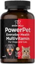 Horbäach Multivitamin pro psy a kočky 124; 120 Žvýkací tablety 124; Pet Health Supplementary Supplementary PHAR124; Non-GMO & Gluten Free PHAR124; by River & RULA