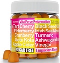 Gotu Kola Black Seed Oil Jablko Cider Ocet Irský Seamoss Cranberry Ashwagandha Tart Cherry Kurkumin Elderberry Gummies
