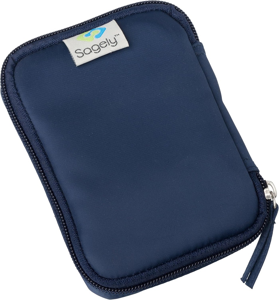 Sagely Navy Weekend Travel Portable Medicine Pouch Pill Bag pro 3 Sagely Smart XL Týdenní Pill Organizátor Puds