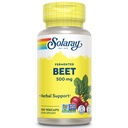 SOLARAY Fermented Beet Root Extract from Organic Beets - Beet Root Capsules Tradičně používané pro energii, Endurance, Blood Flow, Heart Health Support - Vegan, Non- GMO, 60- Day Garance, 100 VegCaps