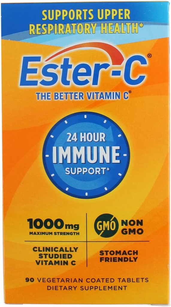 Ester- C Vitamin C, 1000mg tablety, 90- Count Lahvička