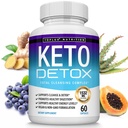 Topux Keto Detox Pills Advanced Cleansing Extract - 1532 Mg Přírodní Acai Colon Cleanser Formule, Flush Toxiny & Nadbytek odpadu, pro muže ženy, 60 Kapsle, dodatek