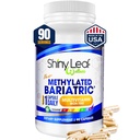 Shiny Leaf Metylovaný bariatrický multivitamin bez železa - Vitaminy pro Gastric Bypass & Sleeve, 1 denní kapsle W methylovaný folát, B12, A, C, D, K & More. Vegetarian, Soy- Free, USA Made (90 Ct.)