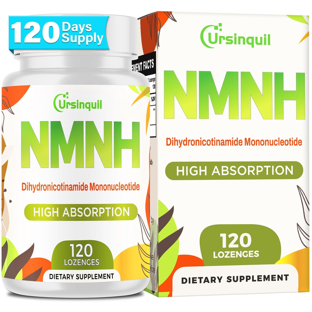 Sublingvální NMNH 500mg (Dihydronicotinamid Mononukleotid) (120 Servings, NMNH 500mg per Serving) NAD dodatek k posílení NAD úrovně jako my věk, pro antiaging, energie, imunita, zaměření - 120 Počet