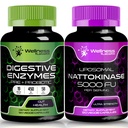 WELLNESS LABSRX Digestivní enzymy Kapsle CLAS124; Nattokináza Kapsle