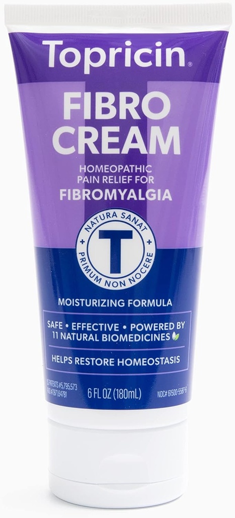 Topricin FIBRO Pain Relieving Cream (6 oz) - Rychlá úleva pro fibromyalgie s patentovaným vzorcem - snižuje dobu trvání a intenzitu fibromyalgie epizody, zlepšuje spánek a obnovuje energii