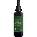 Globální léčení Plant- based Vein zdraví tekutý vegan dodatek kapky na podporu krevního toku a cirkulace, pomáhá se Spider & Varicosa Veins pro zdravé nohy - Organic Horse Chestnut Root - 2 Fl oz