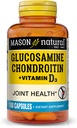 MASON NATURAL Glucosamine Chondroitin Plus Vitamin D3 - Podporuje společné a kostní zdraví, lepší mobilitu a pružnost, 160 Kapsle