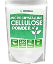 XPRS Nutra Mikrokrystalická celulosa Powder - Odorless Cellulosa Fiber Powder - 100% čistý práškový doplněk celulosy je nerozpustný fiber pro Pill Binder Mix a Cellulosa Paste (1.10 Pounds)