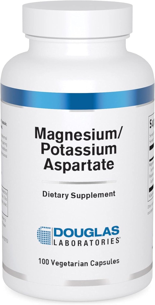 Douglas Laboratories Magnesium / Draslík Aspartát 124; Podporuje kardiovaskulární zdraví a Svalová Svalovina Kontraktilita 124; 100 Kapsle