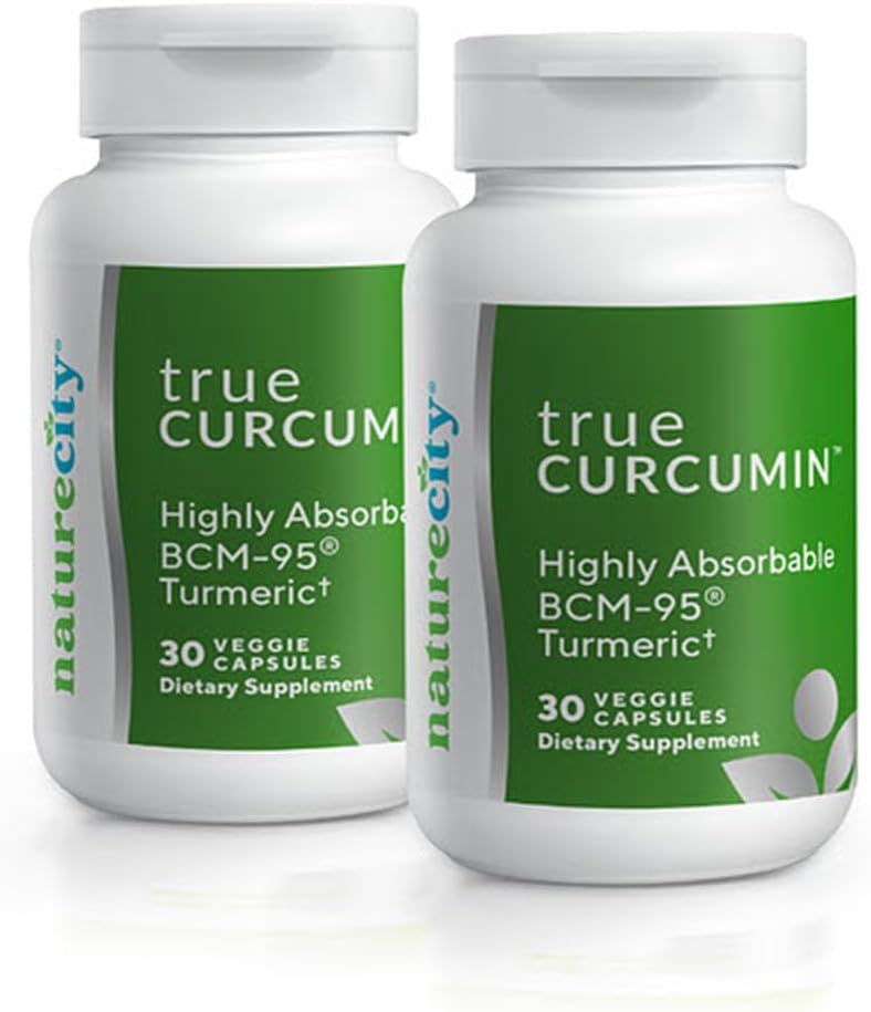 NatureCity True- Curcumin Turmeric dodatek 124; Non- GMO tumerické a Curcumin 500mg Curcuma Kapsle Vitamin doplňky 124; až 700% zvýšení Absorpce (60 denní dodávky) 124; Podporuje spojky
