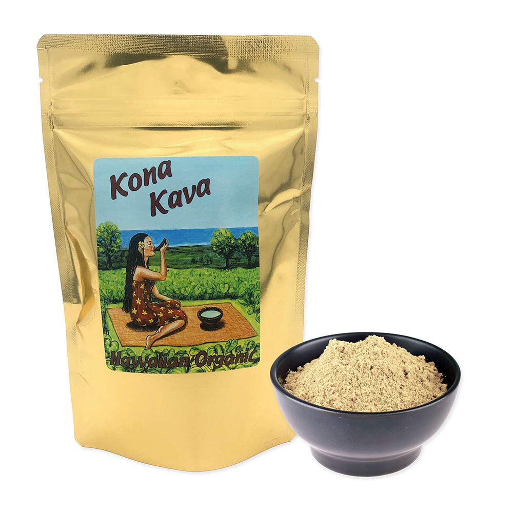 Kona Kava Instant 9% Kavalactone Kava Drink Mix - kakao (4 oz)