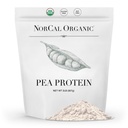 NorCal Organic - Premium Pea Protein Isolát - 100% Vegan and Organic - UNFLAVORED - 2 libry (balení po 1) - 35 Služeb