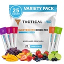 Tekuté taktické - Nulový cukr, Keto Electrolyte Powder, Hydratační balíčky, Made in USA (Variety, 25 Count)