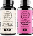 Happy Health Hippie Vegan Collagen Builder w / Hyaluronic Acid & Joy- Filled Mood Podpora