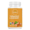 Turmerické a zázvorové kapsle 1000mg 600mg 124; Organic Herbal Supplement 124; 120 Kapsle