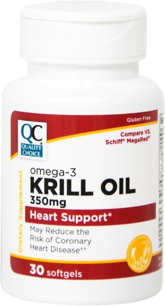 Kvalitní volba Krill Oil 350 Mg Softgels 30Ct