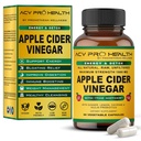 ACV Pro Apple Cider ocet Kapsle Certified Organic with Mother ACV Pills Detox Cleanse Acid Reflux Relief Supplement Ginger Root Cayenne Pepper Powder