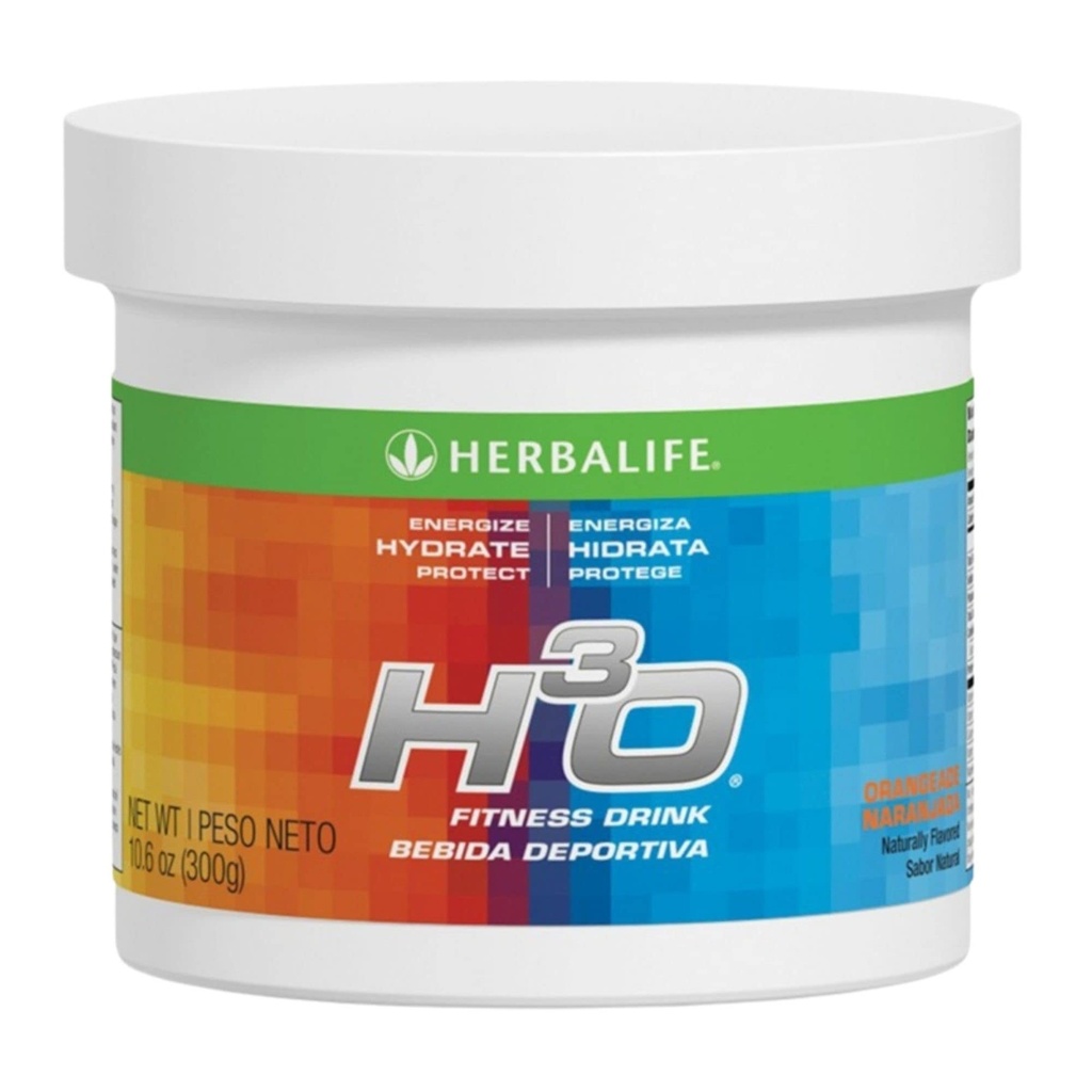 Herbalife H ³ O Fitness Drink: Orangeade Canister 10.6 Oz (300g), Karbohydrát směsi pro okamžitou energii, Energii, Hydrate, Chraňte, přirozeně ochucené
