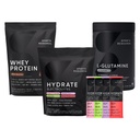 Sportovní výzkum Multi Flavor Hydrate Electrolytes Packets, Holandská čokoláda ochucená syrovátka izolát prášek a bezochucené L- glutamin