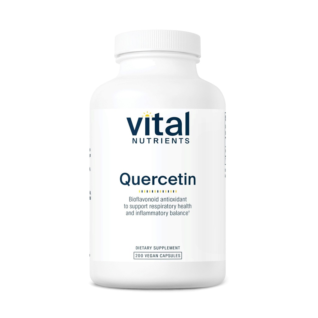Vital Nutrients Quercetin curcetin 124; Vegan Quercetin dodatek s bioflavonoidy pro Sinus, Respirační, srdce, a imunitní funkce Podpora current 124; Gluten, mlékárenské, Soy zdarma current 124; 500mg current 124; 200 Kapsle