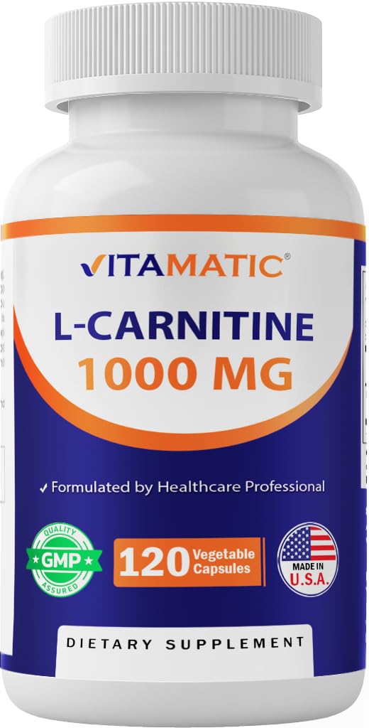 Vitamatický L- karnitin Fumarát 1000 mg - 120 Zeleninové tobolky (1 lahvička)